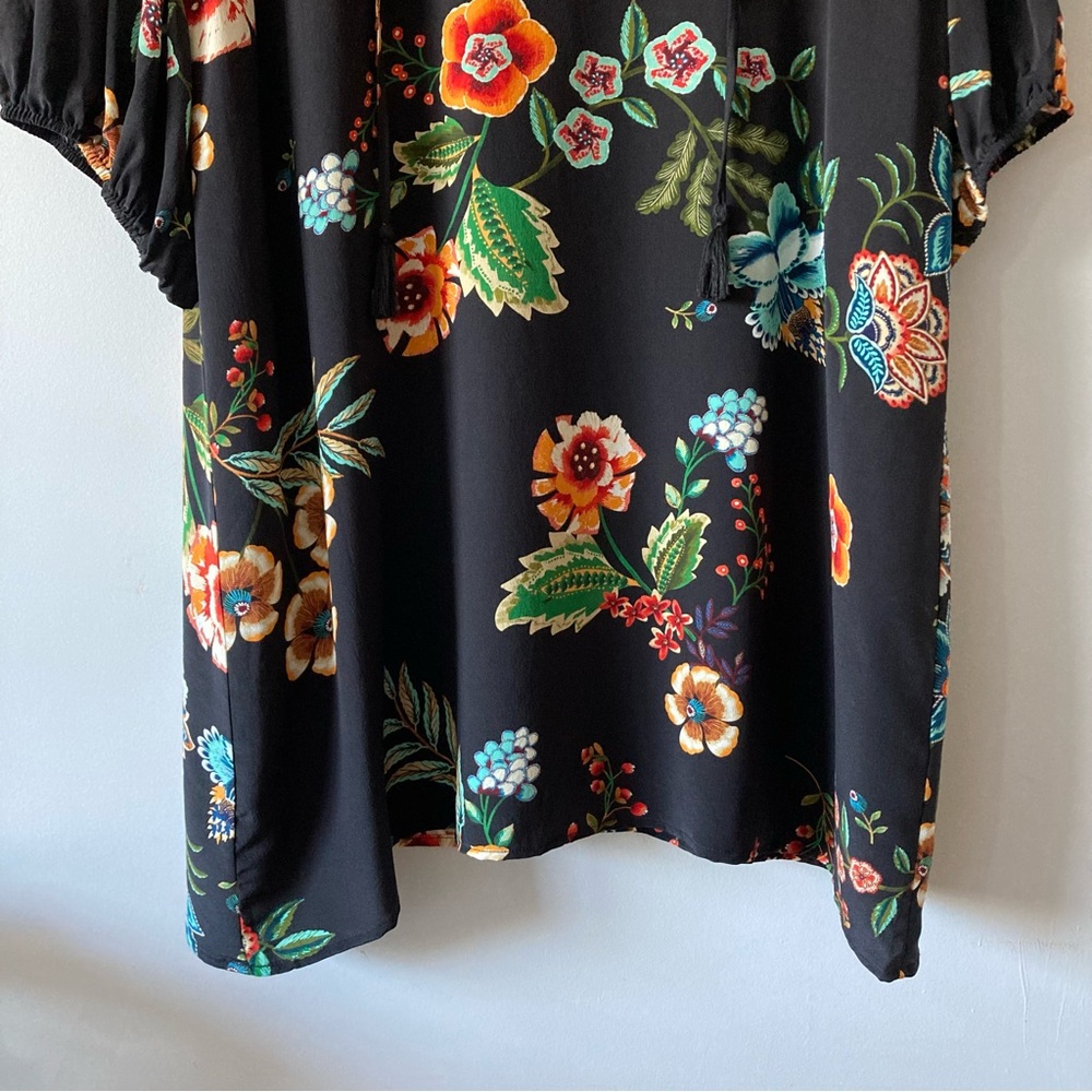 JOHNNY WAS Zorya Printed Floral Mini Dress Size L - Picture 8 of 16